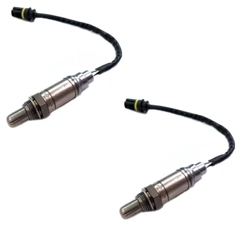 

JEAZEA 2Pcs/Set High Quality 0258003477 Upstream O2 Oxygen Sensor SG1108 ES10899 for BMW E46 E39 E38 E31 E52 E53 M54 E38 X5 Z3