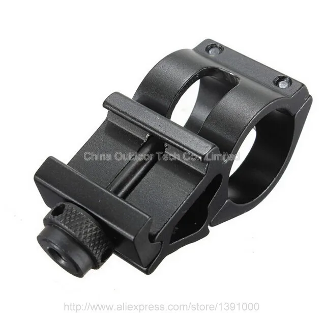 Montagem em Trilho de 45 Liberação Rápida Tocha Montagem Lanterna Anel Weaver Ferroviário Luz Lateral Laser 25.4mm Diâmetro 20mm Graus qd 2 Qd liberação rápida tocha montagem lanterna anel