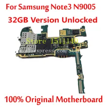 For Samsung Note3 N9005 Mainboard 32GB version unlocked 100% Original Official Motherboard With Chips logic board