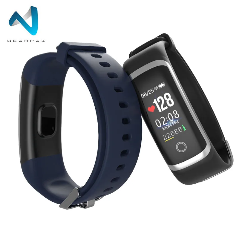 

Wearpai Smart Watch Men Color Display realtime Heart Rate Sleep Monitor Fitness Tracker Blood Pressure IP67 Waterproof Smartband
