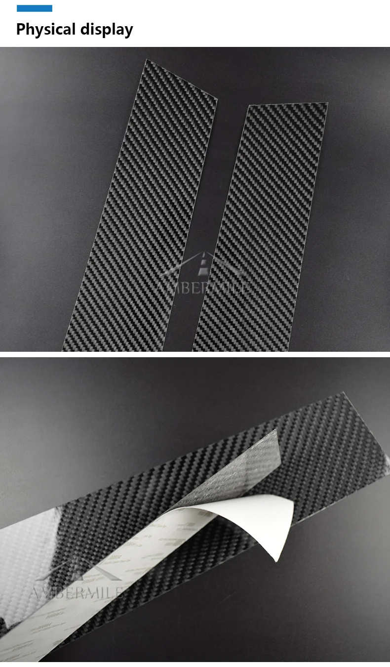 Mini Cooper Countryman R60 Accessories Carbon Fiber B C Pillar Cover Trim Window Mouldings Car Protector Stickers (4)