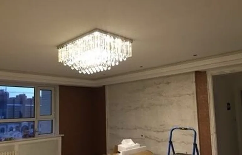 Дизайн Большие современные люстры хрустальные лампы блестящие kroonluchers светодиодный Светодиодный светильник для гостиной