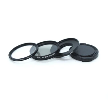 

5in1 1 set Air/plus sports camera 40.5mm CPL+ UV + Lens Cap +Adapter + Storage case for SJ6 Legend/ SJ7 Star SJCAM Accessories