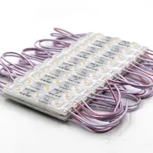 Светодиодный модуль 2835 SMD IP68 Водонепроницаемый линза для впрыска светодиодный рекламный прожектор 70*14 мм пиксельный светильник DC 12 В