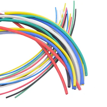 

70 pcs/lots Flame Retardant Durable 7 Color Assorted Colors Ratio 2:1 Polyolefin Heat Shrink Tubing Tube Kits Shrinkable Tubing