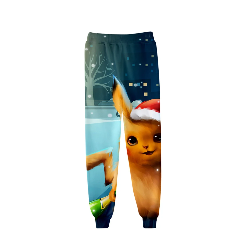 Аниме Покемон детектива Пикачу 3D луч брюки Популярные Харадзюку хип хоп Покемон го брюки уличная Покемон брюки Pikachu