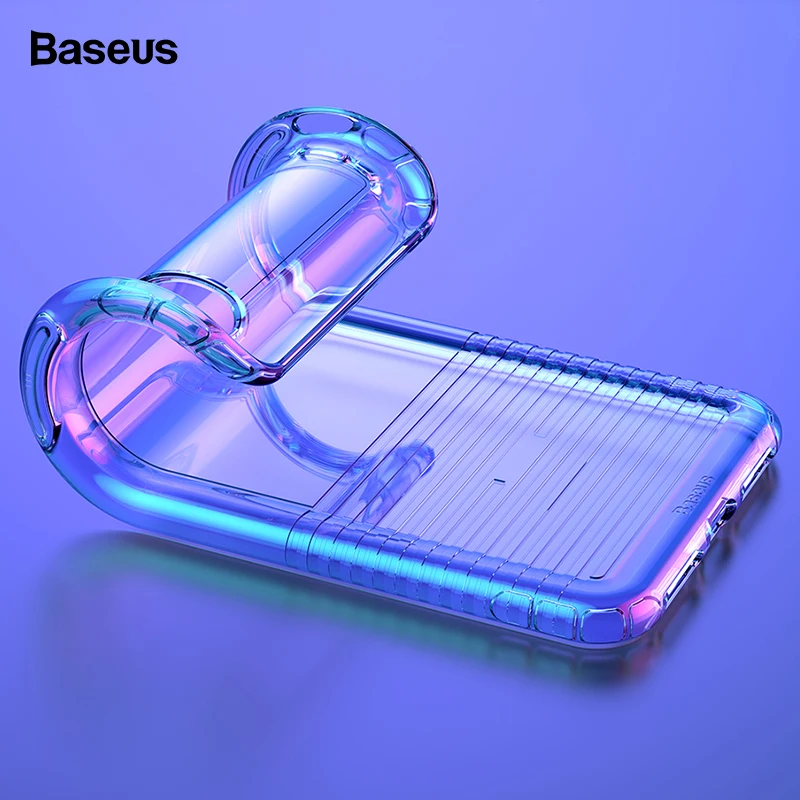 

Baseus Gradient Phone Case For iPhone Xs Max Xr X S R Xsmax Coque Shockproof Soft Silicone Back Cover For iPhonexs Max Fundas