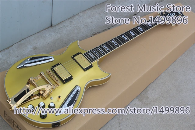Best price at $456 Cheap Custom Shop LED Light Goldtop Finish Jazz Guitar As Picture Custom As You Want