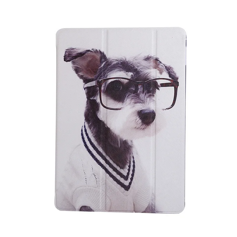 Милый чехол книжка Schnauzer для IPad 2 3 4 Air Air2 планшета нового iPad 9 7 2017 автоматическое