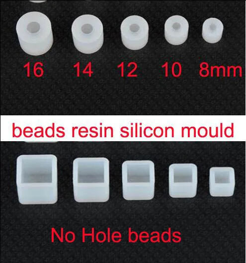 Силиконовая форма для квадратного шара сферические бусины Смола силиконовая форма ручной работы инструмент DIY ремесла формы для эпоксидной смолы(без отверстия