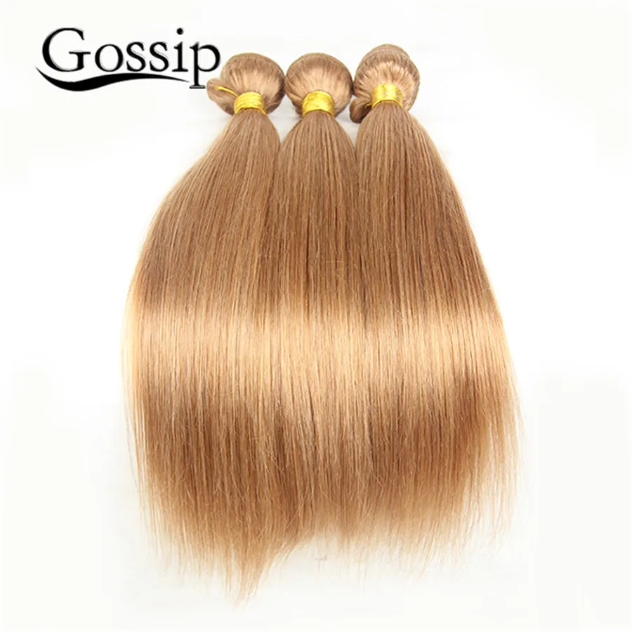 altHoney Blonde Brazilian Hair Weave Bundles Blonde Brazilian Virgin Hair Straight Human Hair Weave 3 Bundles Straight Virgin Hair