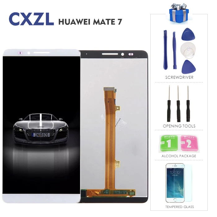 

Cxzl LCD For Huawei mate 7 display 6,0 pulgadas For Huawei mate 7 MT7-L09 MT7-CL00 LCD pantalla Completa