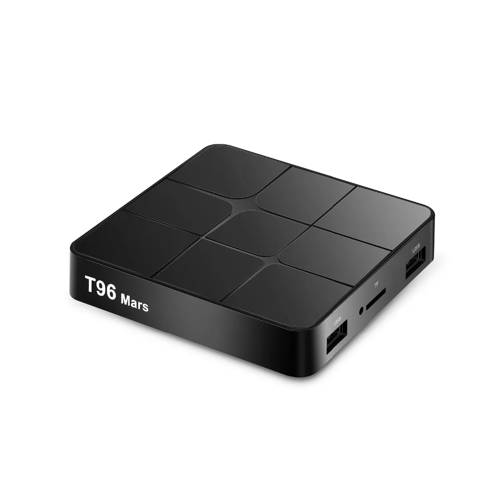 T96 Mars Android 7,1 Smart ТВ Box Amlogic S905W 4 ядра 2 ГБ оперативной памяти 16 ГБ Rom Bluetooth WI-FI H.265 3D 4 К сентября-Top Box Media Player