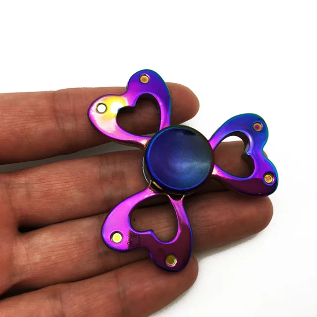 Car Wheel Fidget Spinner EDC Metal Hand Finger Spinner Colorful Reduce