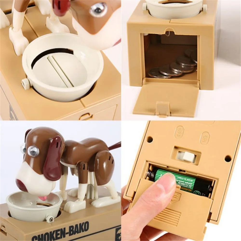 Детские Мультяшные электронные игрушки для собак супер милые Фортуны собака спасательный горшок кусок роботизированная собака для детей