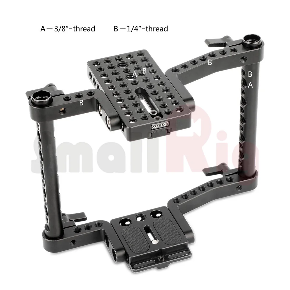 SmallRig DSLR Camera Cage for Canon 650D 600D 550D For Sony a7 a7II For Panasonic GH5 GH4 GH3 GH2 Cage Rig -1630