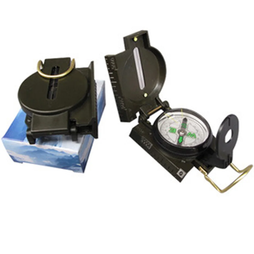 Военный компас Клинометр Туристический навигатор для лесной охоты Открытый тактический Набор инструментов для выживания туристическое снаряжение для кемпинга