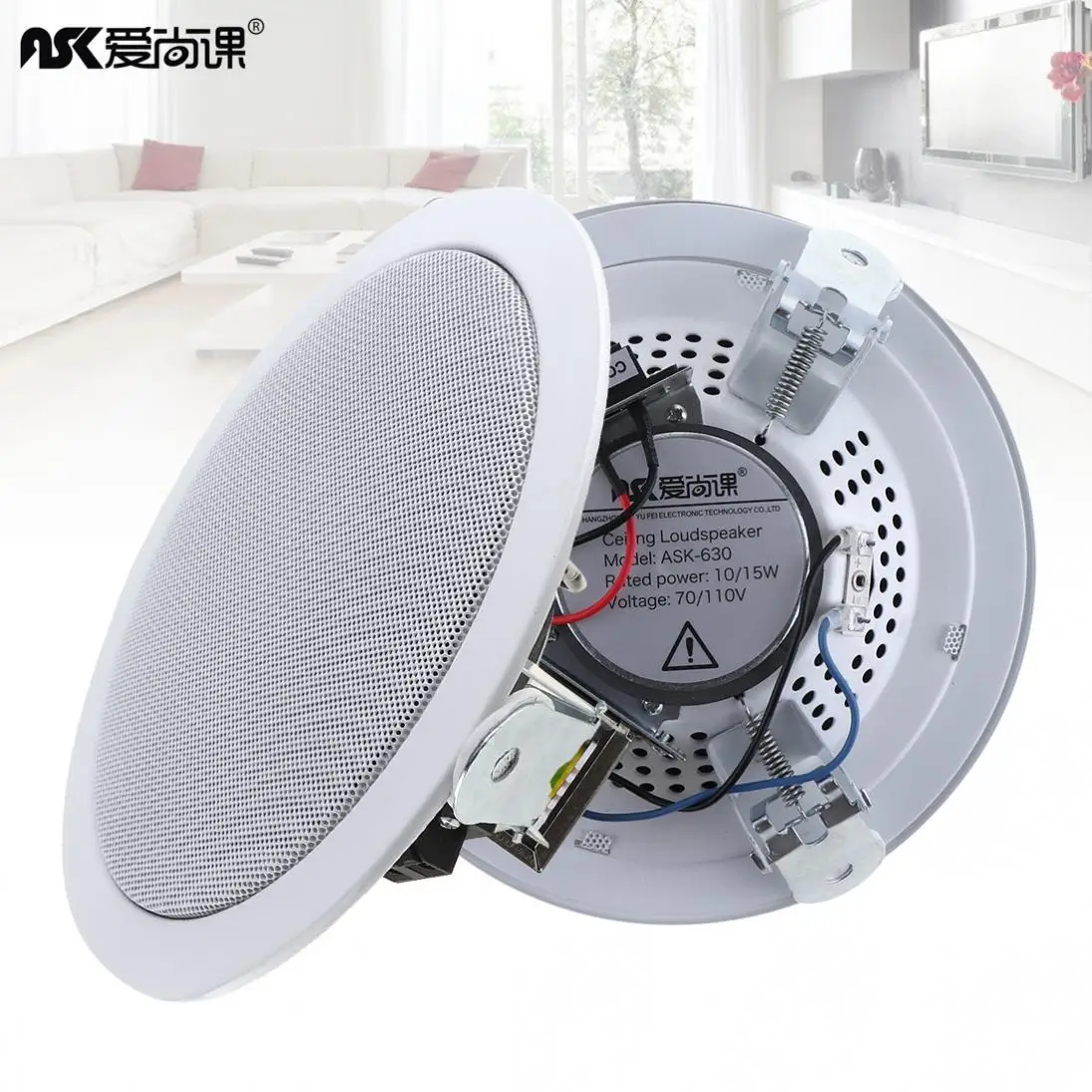 2pcs/lot ASK-630 6 Inch Metal Microphone Input USB