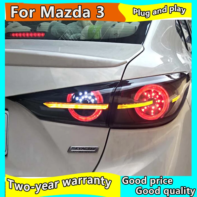 

Car Styling Taillights case For Mazda 3 Mazda3 Axela M3 2014-2019 Taillights Mazda3 Axela M3 LED DRL Running lights Fog lights