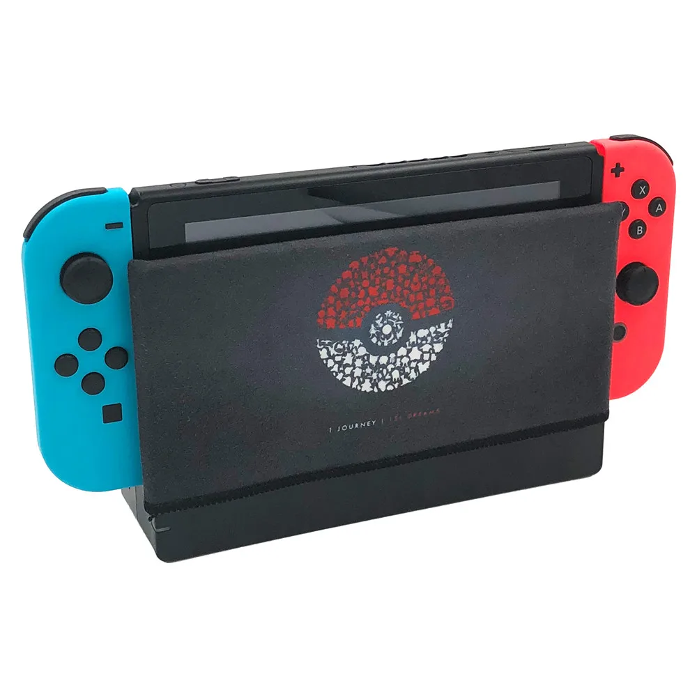 Чехол для док станции Nintendo Switch мягкая замшевая наклейка защита от царапин