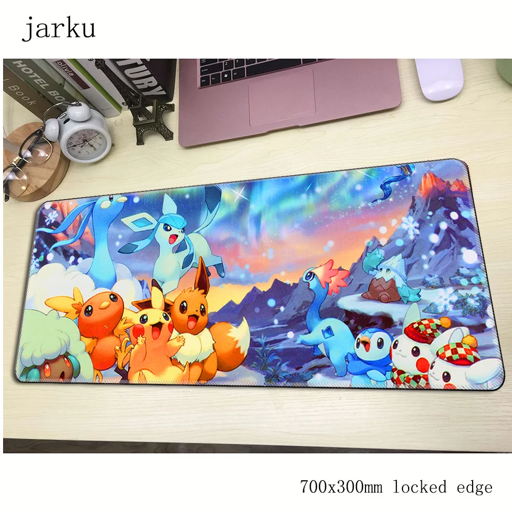 

Pokemons mousepad gamer 700x300X3MM gaming mouse pad large High quality notebook pc accessories laptop padmouse ergonomic mat