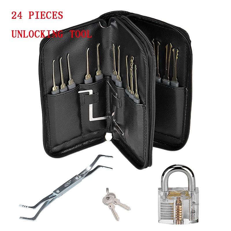 

24 pieces lock code Unlocking tool name tag door lock lucchetto master lock cerradura invisible tsa sloten candado combinaci n