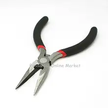 1 плоскогубцы черная сталь Ювелирные плоскогубцы, полировка короткой цепи-нос, резцы, Размер: около 130 мм длиной, 75 мм шириной, толщина 10 мм