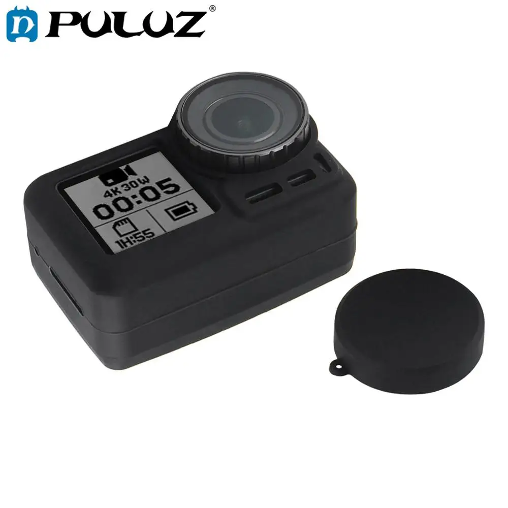 

PULUZ Silicone Protective Housing Case with Lens Cover for DJI Osmo Action Camera Accessories