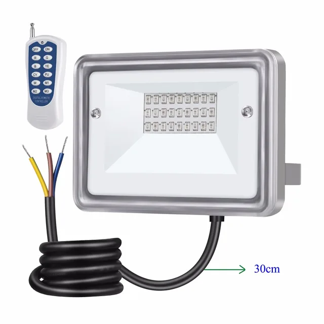 Solla 10w Rgb Flood Led Stage Light Outdoor Color Changing 30 Solla 10w Rgb Flood Led Stage Light Outdoor Color Changing 30 100 Meters Remote Distance 7colors 3modes Waterproof Ip66