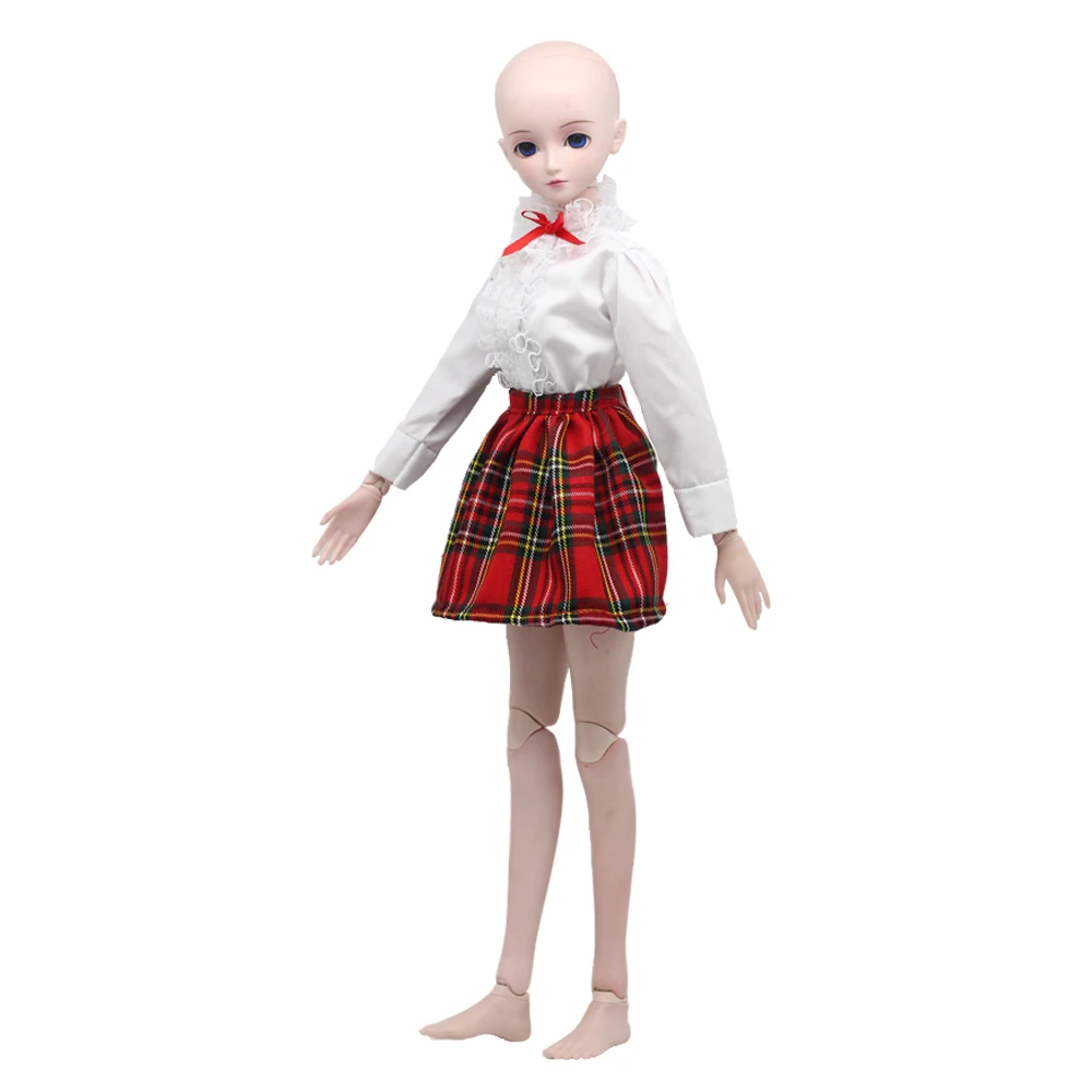 BJD Одежда для куклы платье для девочки подходит 60 см 1/3 BJD кукла модная плиссированная юбка \ рубашка \ вязаный кардиган игрушки подарок