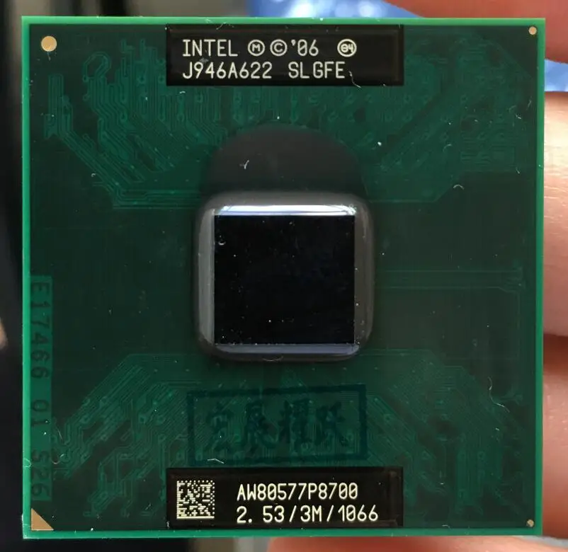 For lntel Core 2 Duo P8700 Dual Core 2.53GHz 3M 1066MHz Socket 478 CPU Processor