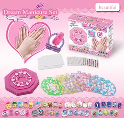 Детские украшения для ногтей игрушки наклейки для ногтей макияж ногтей игрушки для детского сада ручной работы изделия «сделай сам»