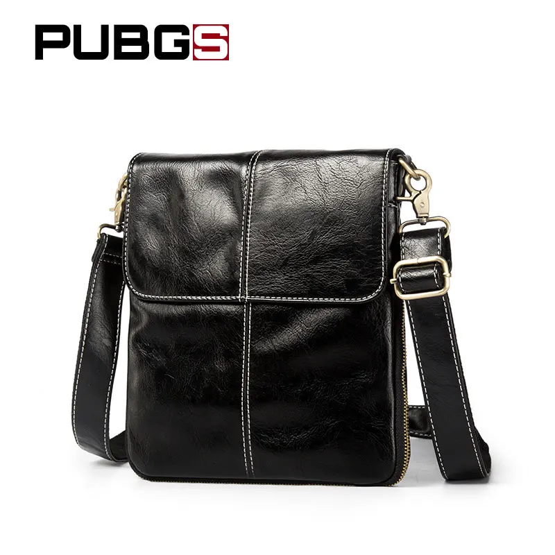 Men&#39;s Shoulder Messenger Bags PU Leather Zipper Retro Small Bag City Boy Crossbody Bags Designer ...