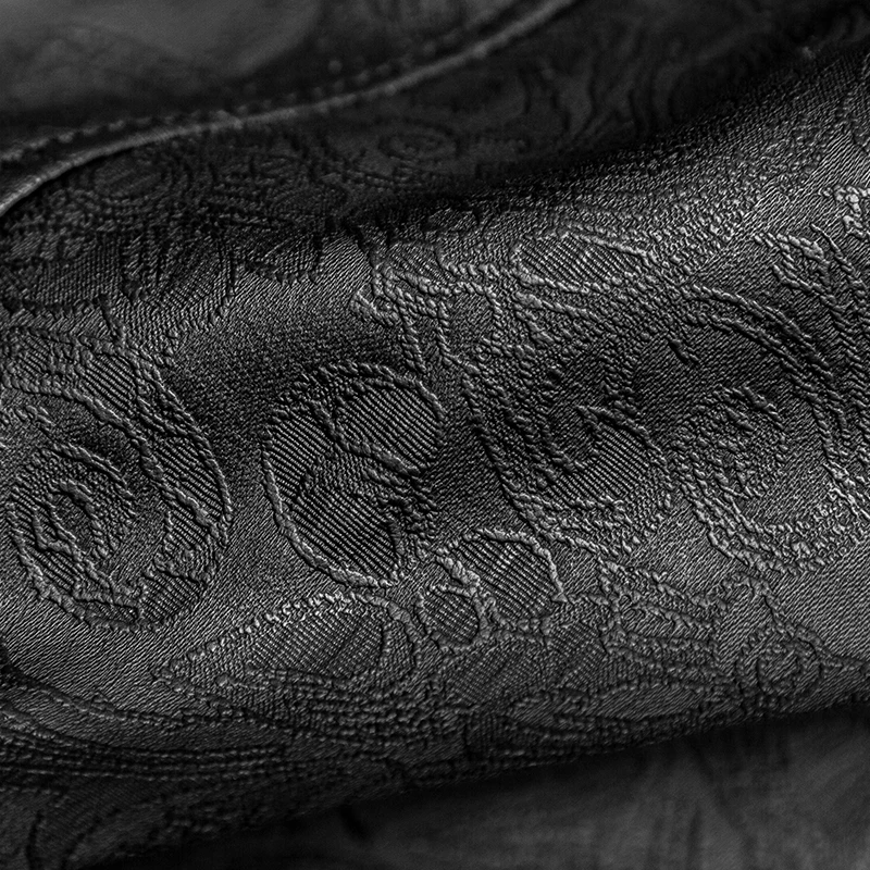 Панк рейв готический черный ретро век дворец роскошный модный стимпанк мужской жилет куртка кожаный жилет