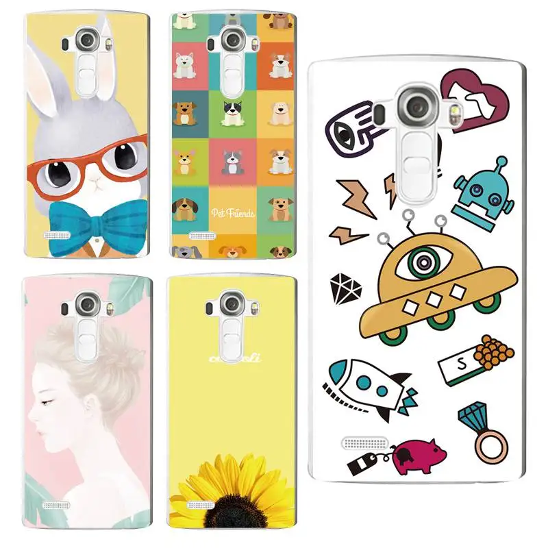 Оригинальный мягкий прозрачный чехол из ТПУ с цветочным рисунком для LG G3 G4 G5 V10 K3 K4