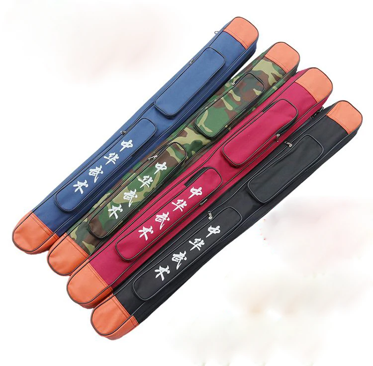 High Quality Thicken Canvas Martial Arts Sword Bags Wushu Knife Package