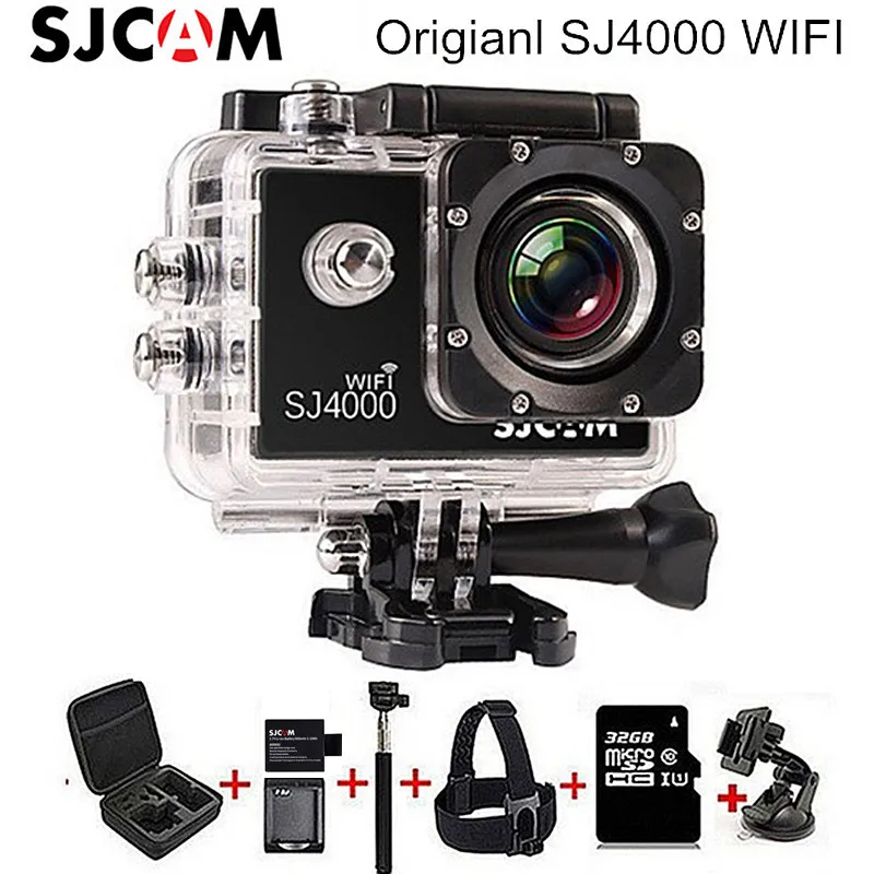  SJCAM Original SJ4000 WIFI Video Action Camera FHD 1080P Sport Camera 30M Waterproof Outdoor Mini Helmet Action Camera SJCAM 