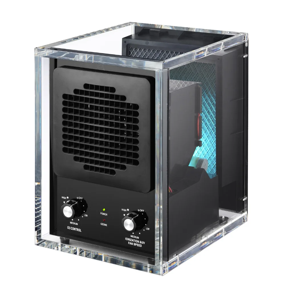 

Hotel air purifier with HEPA and ionizer