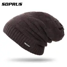 Теплый флис для походов, скалолазание, сноуборд, вязаные шапочки, Мужская зимняя Шерстяная Лыжная Кепка унисекс, головные уборы, уютная утепленная плюшевая вязаная шапка