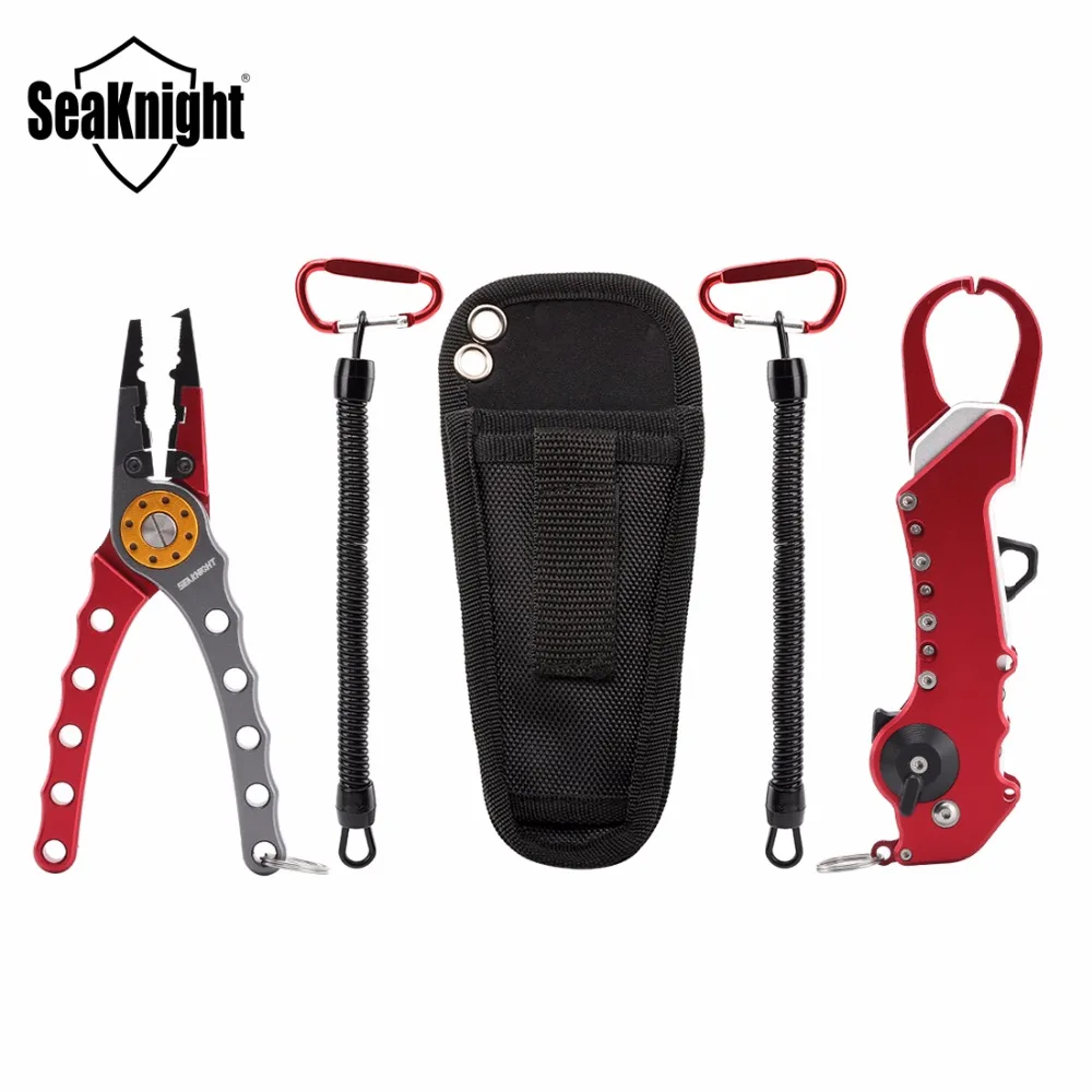 Многофункциональные алюминиевые плоскогубцы SeaKnight SK001 + складной рыболовный