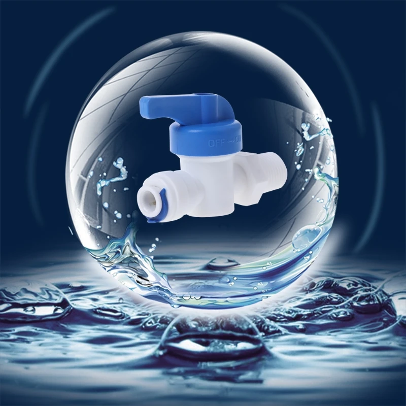 

Straight Inline Ball Valve Tube Quick Connect RO Water Reverse Osmosis System