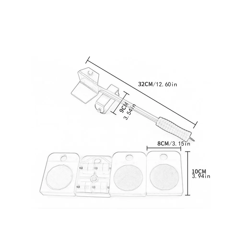 Furniture Mover Tool Set Furniture Transport Lifter Heavy Stuffs Moving Tool Wheeled Mover Roller Hand Tools Set Furniture Mover Tool Set Furniture Transport Lifter Heavy Stuffs Moving Tool Wheeled Mover Roller Hand Tools Set