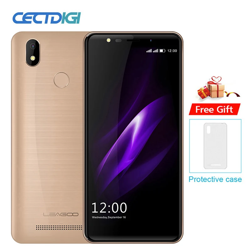 LEAGOO M10, мобильный телефон, 5,45 дюймов, HD, 3g, четыре ядра, 1 ГБ ОЗУ, 8 Гб ПЗУ, 18:9, ips экран, Android SC7731E, две sim-карты, сканер отпечатков пальцев, смартфон