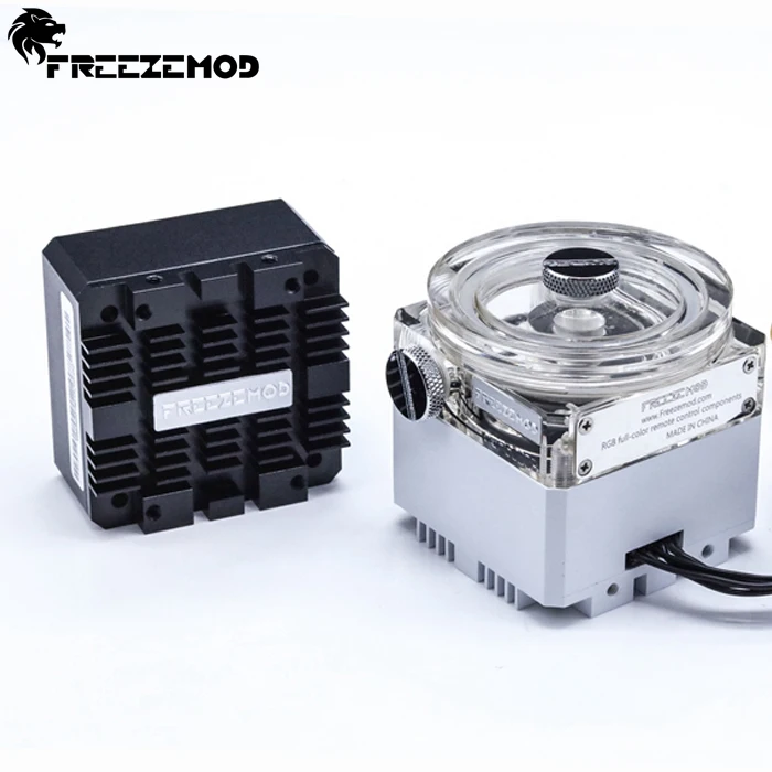 

FREEZE MOD Computer pc water cooling mute pump water cooler 6 meter flow 960L/H RGB light. PU-GCDCB