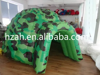 

Inflatable Green Camouflage Dome Kids Play Tent
