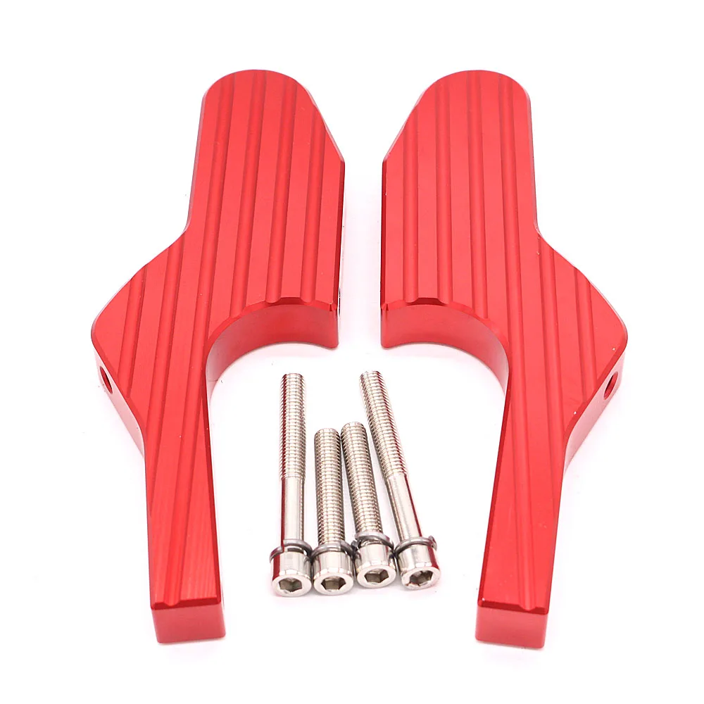 Подножка для пассажира наращивания на заколках на подножки для Vespa GT GTS GTV 60 125 150 200 250 300 300ie - Цвет: Красный