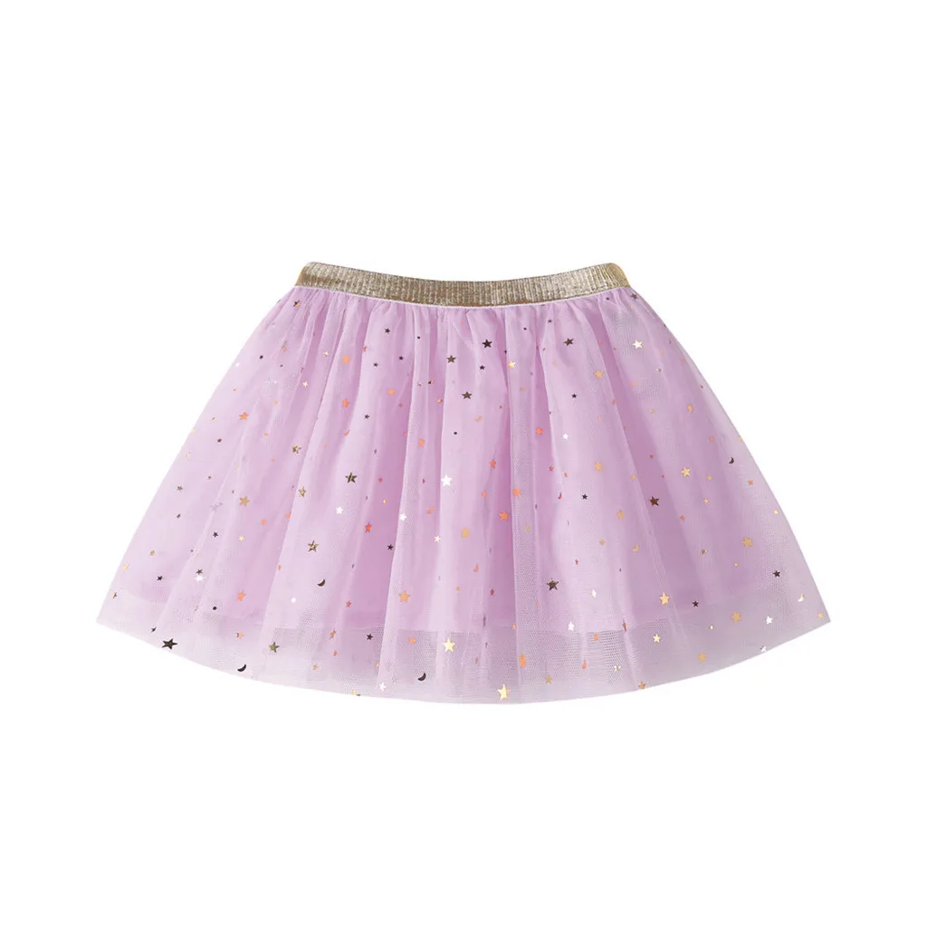 TELOTUNY платье для девочек г. Новинка, модное летнее платье-пачка принцессы со звездами для маленьких девочек, вечерние балетные платья, 19APRI4 - Цвет: Purple