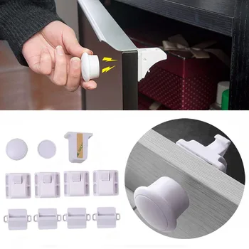

Magnetic Child Lock Baby Safety Baby Protection Cabinet Door Lock Kids Drawer Locker Security Cupboard Invisible Locks 8lock