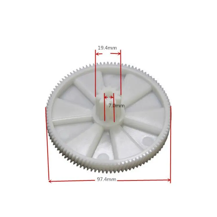 Детали мясорубки KW650740 Пластик Шестерни для зубных щеток Braun Мощность плюс G1500 G1100, G3000, KGZ4