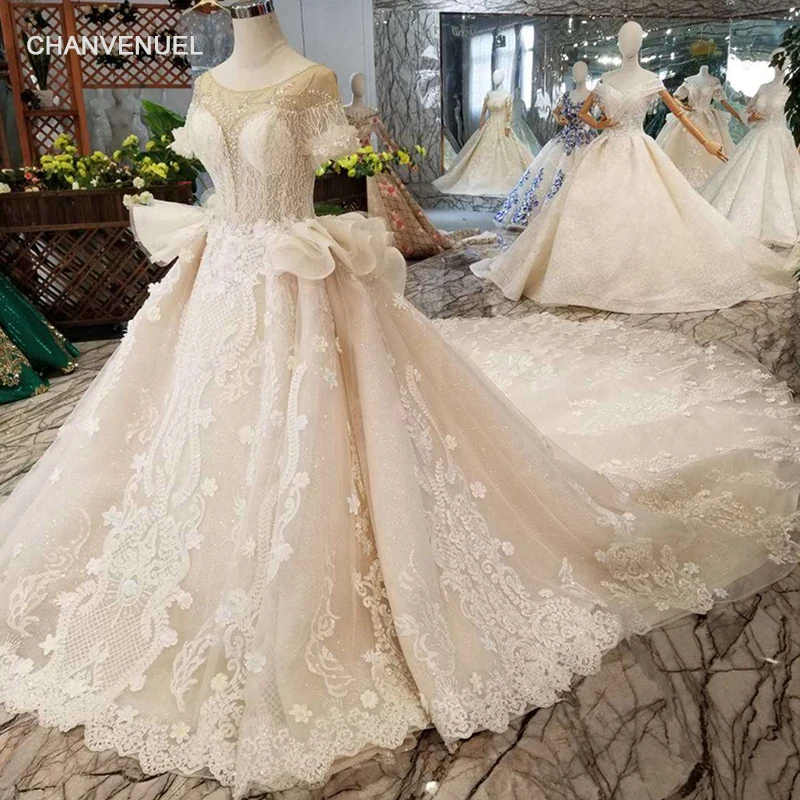 peplum ball gown